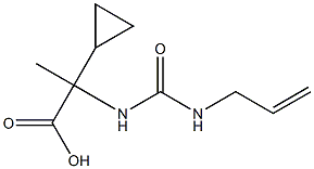 2-{[(allylamino)carbonyl]amino}-2-cyclopropylpropanoic acid|