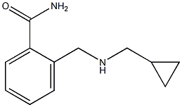 2-{[(cyclopropylmethyl)amino]methyl}benzamide Structure