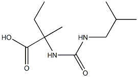 2-{[(isobutylamino)carbonyl]amino}-2-methylbutanoic acid