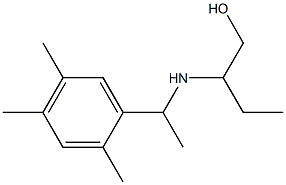 2-{[1-(2,4,5-trimethylphenyl)ethyl]amino}butan-1-ol Structure