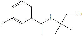  2-{[1-(3-fluorophenyl)ethyl]amino}-2-methylpropan-1-ol