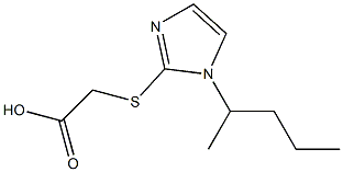 2-{[1-(pentan-2-yl)-1H-imidazol-2-yl]sulfanyl}acetic acid