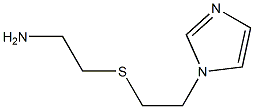 2-{[2-(1H-imidazol-1-yl)ethyl]sulfanyl}ethan-1-amine 结构式