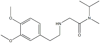 2-{[2-(3,4-dimethoxyphenyl)ethyl]amino}-N-methyl-N-(propan-2-yl)acetamide