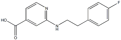 2-{[2-(4-fluorophenyl)ethyl]amino}pyridine-4-carboxylic acid