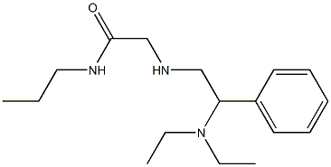 2-{[2-(diethylamino)-2-phenylethyl]amino}-N-propylacetamide