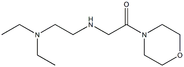 2-{[2-(diethylamino)ethyl]amino}-1-(morpholin-4-yl)ethan-1-one Structure