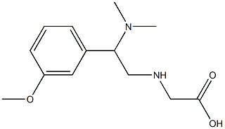 2-{[2-(dimethylamino)-2-(3-methoxyphenyl)ethyl]amino}acetic acid