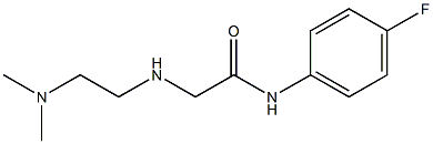 2-{[2-(dimethylamino)ethyl]amino}-N-(4-fluorophenyl)acetamide|