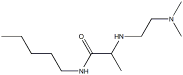 2-{[2-(dimethylamino)ethyl]amino}-N-pentylpropanamide Structure