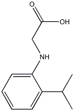  2-{[2-(propan-2-yl)phenyl]amino}acetic acid