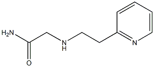 2-{[2-(pyridin-2-yl)ethyl]amino}acetamide 结构式