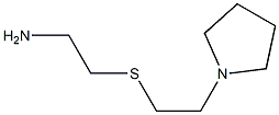 2-{[2-(pyrrolidin-1-yl)ethyl]sulfanyl}ethan-1-amine,,结构式