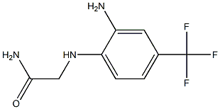  2-{[2-amino-4-(trifluoromethyl)phenyl]amino}acetamide