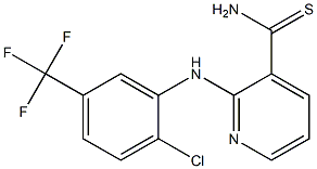 2-{[2-chloro-5-(trifluoromethyl)phenyl]amino}pyridine-3-carbothioamide