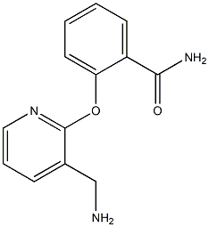 2-{[3-(aminomethyl)pyridin-2-yl]oxy}benzamide Structure