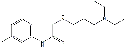 2-{[3-(diethylamino)propyl]amino}-N-(3-methylphenyl)acetamide Structure