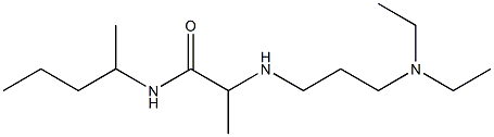 2-{[3-(diethylamino)propyl]amino}-N-(pentan-2-yl)propanamide|