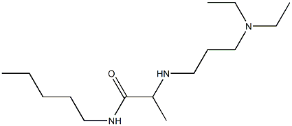 2-{[3-(diethylamino)propyl]amino}-N-pentylpropanamide Structure