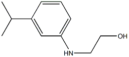 2-{[3-(propan-2-yl)phenyl]amino}ethan-1-ol 结构式