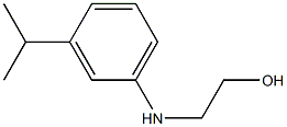 2-{[3-(propan-2-yl)phenyl]amino}ethan-1-ol 化学構造式