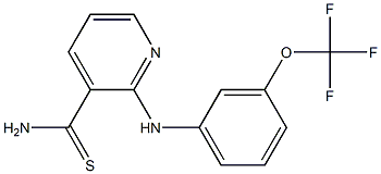 2-{[3-(trifluoromethoxy)phenyl]amino}pyridine-3-carbothioamide|
