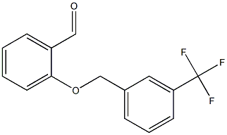 2-{[3-(trifluoromethyl)phenyl]methoxy}benzaldehyde Structure