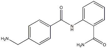 2-{[4-(aminomethyl)benzoyl]amino}benzamide Struktur