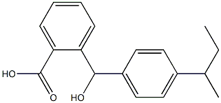 2-{[4-(butan-2-yl)phenyl](hydroxy)methyl}benzoic acid