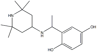 2-{1-[(2,2,6,6-tetramethylpiperidin-4-yl)amino]ethyl}benzene-1,4-diol