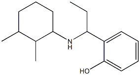 2-{1-[(2,3-dimethylcyclohexyl)amino]propyl}phenol