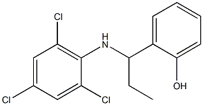 2-{1-[(2,4,6-trichlorophenyl)amino]propyl}phenol