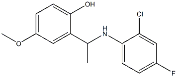 2-{1-[(2-chloro-4-fluorophenyl)amino]ethyl}-4-methoxyphenol