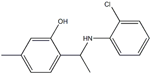  2-{1-[(2-chlorophenyl)amino]ethyl}-5-methylphenol