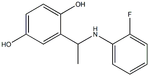 2-{1-[(2-fluorophenyl)amino]ethyl}benzene-1,4-diol