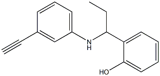 2-{1-[(3-ethynylphenyl)amino]propyl}phenol