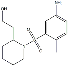 2-{1-[(5-amino-2-methylbenzene)sulfonyl]piperidin-2-yl}ethan-1-ol Structure