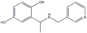 2-{1-[(pyridin-3-ylmethyl)amino]ethyl}benzene-1,4-diol