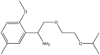 2-{1-amino-2-[2-(propan-2-yloxy)ethoxy]ethyl}-1-methoxy-4-methylbenzene