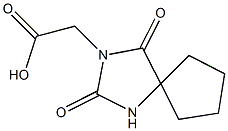 2-{2,4-dioxo-1,3-diazaspiro[4.4]nonan-3-yl}acetic acid Structure