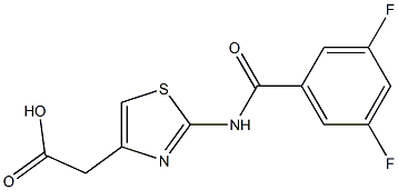 2-{2-[(3,5-difluorobenzene)amido]-1,3-thiazol-4-yl}acetic acid