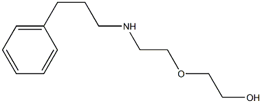 2-{2-[(3-phenylpropyl)amino]ethoxy}ethan-1-ol Structure