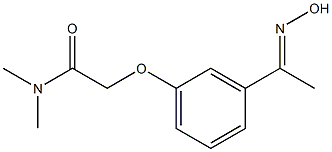  2-{3-[(1E)-N-hydroxyethanimidoyl]phenoxy}-N,N-dimethylacetamide