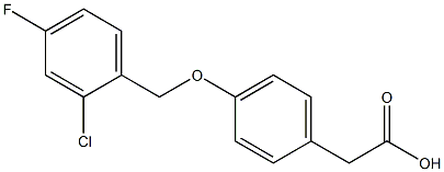 2-{4-[(2-chloro-4-fluorophenyl)methoxy]phenyl}acetic acid