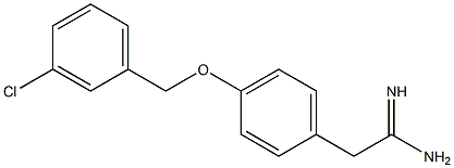 2-{4-[(3-chlorobenzyl)oxy]phenyl}ethanimidamide