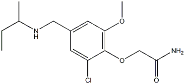 2-{4-[(butan-2-ylamino)methyl]-2-chloro-6-methoxyphenoxy}acetamide