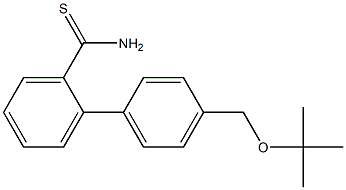 2-{4-[(tert-butoxy)methyl]phenyl}benzene-1-carbothioamide,,结构式