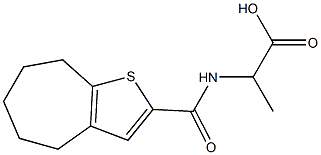  2-{4H,5H,6H,7H,8H-cyclohepta[b]thiophen-2-ylformamido}propanoic acid