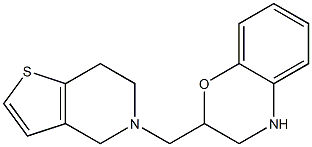 2-{4H,5H,6H,7H-thieno[3,2-c]pyridin-5-ylmethyl}-3,4-dihydro-2H-1,4-benzoxazine Structure