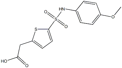 2-{5-[(4-methoxyphenyl)sulfamoyl]thiophen-2-yl}acetic acid